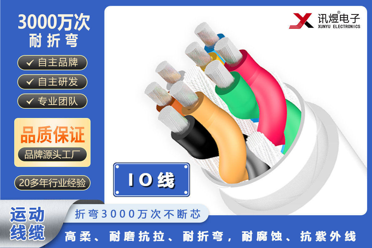 菠萝菠萝蜜在线视频高柔運動線纜-IO線（3000萬次）